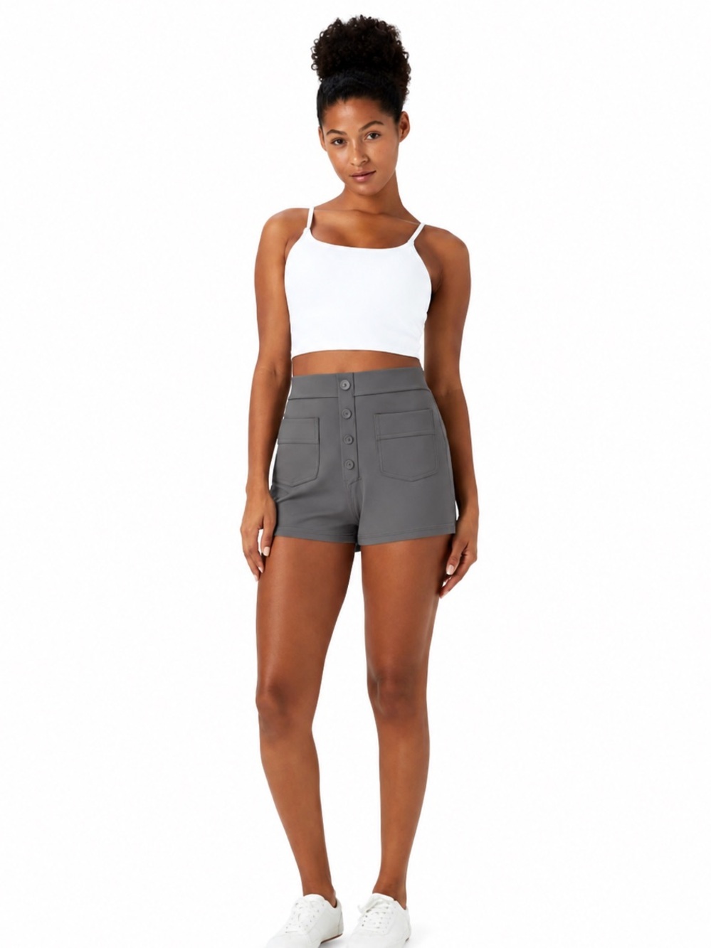 Halara DayStretch High Waisted Pockets Casual Shorts 2.5" Sz XS NWT